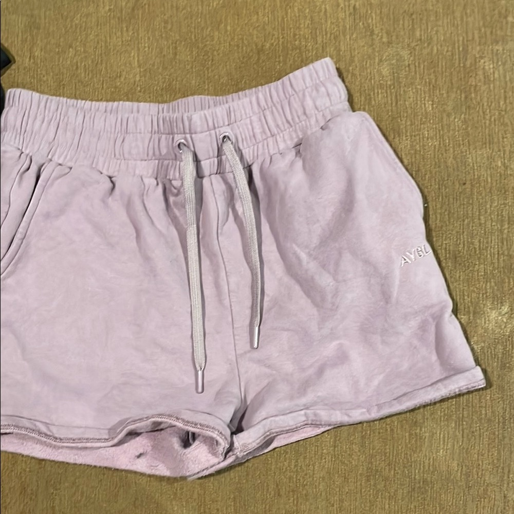 AYBL Pink Athletic Shorts with Elastic Waistband